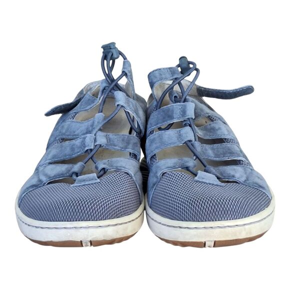 Dansko Riona Fisherman Sandals Comfort Sneakers 39 Slate Gray Suede US 8.5 - 9 - Picture 6 of 16